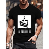 The Cake Is A Lie Shirt, Funny Gaming Shirt, Portal Video Game, Gifts For Bf Tee