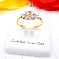 Cincin Batu Permata Kasih Emas 916