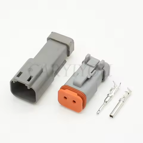 DT Series 2 Pins Waterproof Electrical Wire Connector DT04-2P-CE03 DT06-2S-CE05 Plug Kit Male Female