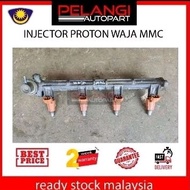 FUEL INJECTOR WITH FUEL RAIL PROTON WAJA MMC 1.6 ORIGINAL (USED)