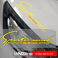 Stiker Kap Mobil Depan Calya Model Sport Mind
