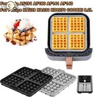 SUEREN 1pcs Air Fryer Waffle Maker, Silicone Square Waffle Baking Mold, Reusable Waffle Mould for Ni