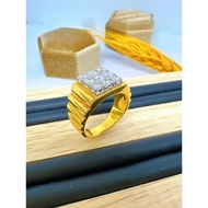 835 黄金钻石戒指｜ 835 Gold Diamond Ring
