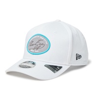 Script Oval Patch White Golf 9SEVENTY Stretch Snapback Cap