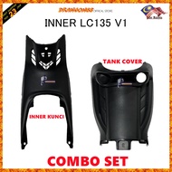LC135 V1 YAMAHA LC V1 BLACK INNER COVER TANK COVER INNER KUNCI INNER 1S7