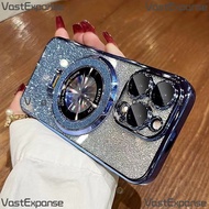 Casing OPPO Reno K12 K11 K11X K9S Find X6 Pro X6 X3 A97 A95 A93 A93S A92 Gradient Glitter Ring Brack