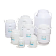 ถังหมักถังเอนไซม์ถังน้ำเกรดอาหารใช้ในบ้านถังเก็บน้ำถังพลาสติกพร้อมฝาถังกลมแบบใหม่