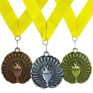7cm Zinc Alloy High Quality Honor Medal 1st/2nd/3rd Suitable for Club or School Athletic Competition