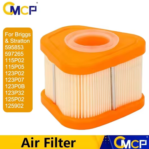 CMCP 1/2pcs Air Filter Replacements for Briggs & Stratton 595853 597265 115P02 115P05 123P02 123P07 