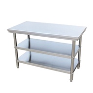 Operating Table Packaging Double-Layer Countertop Stainless Steel Hotel Mail Disassembly Table Lotus