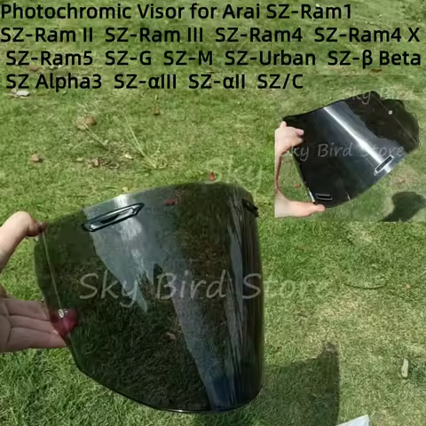 Photochromic for Arai SZ-Ram1 SZ-Ram II/ III SZ-Ram4 SZ-Ram4X SZ-Ram5 SZ-G SZ-M SZ-Urban SZ-β Beta S