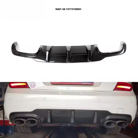 C-Class C63 Carbon Fiber Rear Diffuser for W204 C63 2012-2015