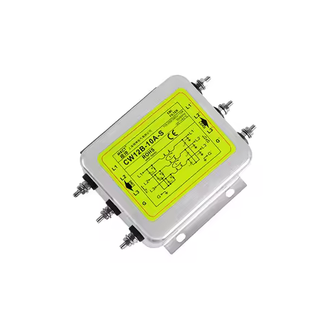 Three-Phase and Three-Line Bipolar Enhanced Anti-interference EMI Filter 380VAC CW12B-10A/20A/30A/40
