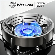 Watsuno 4/5 hole black gas stove windproof gas stove stove easy to install sturdy and durable 燃气灶防风