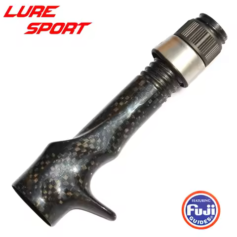 LureSport 3K Woven Carbon Body with FUJI DPS16 Nut Reel seat 13cm spin 12cm cast Rod Building Compon