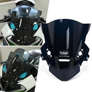 Motorcycle Front Windshield Fairing Windscreen Baffle Wind Deflectors Fit For 675SR 675SR-R 675SRR 2