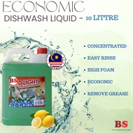 Dishwashing Liquid Dishwash Dish Wash Lemon 10L /  BTL