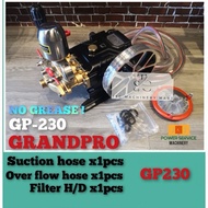 【GP130-230】GRANDPRO THAILAND PRODUCT 40-70BAR POWER SPRAYER PLUNGER PUMP HEAD GP130/GP230