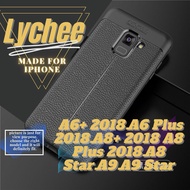 Samsung Galaxy A6+ 2018/A6 Plus 2018/A8+ 2018 A8 Plus 2018/A8 Star/A9/A9 Star Leather-Liked Pattern 