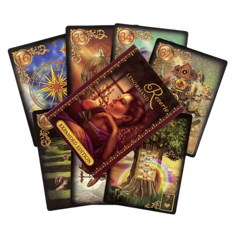 Reverie Lenormand Oracle Cards Divination Deck English Vision Expanded Edition Tarot Board Playing G