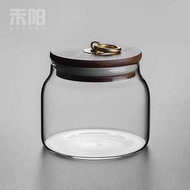 Transparent Transparent Storage Jar Glass Storage Jar Portable Tea Jar Small Size Tea Jar Sealed Jar