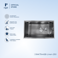 [P.O] RIGEL Scratch Resistance Kitchen sink SNK7544SB-LINEN-250depth