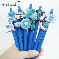 Blue Medical Medical Gel Pen Nurse's Day Series Press Gift Pen Student Signature Ballpoint Pen