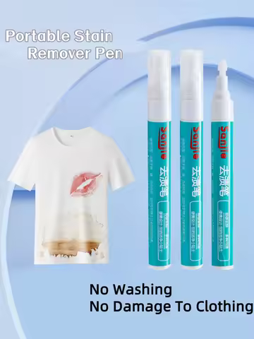 1-3pc Clothing Stain Removal Pen Magic Washing-free Clothes Bleach Pen for Removing Oil Wine Coffee