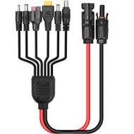Penyambung MC4 1 hingga 6 DC5521/DC7909/XT60/DC35135/DC6530 Kabel Penyambung Anderson