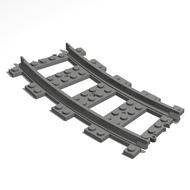 Huazhi Building Blocks 53400 Curved Rail Train, Rail Plastic (RC Train) Building Block Accessories P