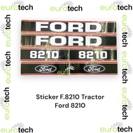 Sticker F.8210 Tractor FORD 8210 (ST8210 SET) (24F-053.T)