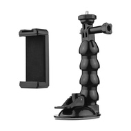 [Ship in 24h] 16cm/6.3in Flexible Suction Cup Mount Windshield Phone 360°Rotatable 1/4 Inch Screw Co