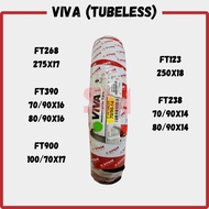 SRS VIVA Tyre TUBELESS FT123  FT238  FT268  FT390  FT900 💯 VIVA Original Ready Stock