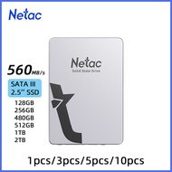 Ssd Netac 1Tb 2TB 2.5 HDD HD SSD SATA SATA3 480Gb 512Gb 256Gb ฮาร์ดดิสก์ SSD สำหรับแล็ปท็อปคอมพิวเตอร์ตั้งโต๊ะ10ชิ้น5ชิ้น Igdxch