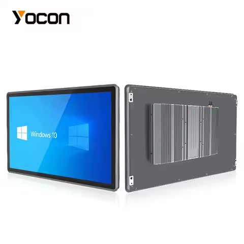 21.5 Inch Industrial Automation Panel PC For Production Management RS232 LAN I3 I5 I7 Wins