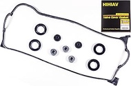 VS50500R Compatible With Honda Civic Engine Valve Cover Gasket & Gromets & Spark Plug Tube Seals 199
