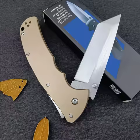 Hunting Folding Knife Drop Point/ Tanto Blade Tactical Self Defense Camping Outdoor Pocketknives EDC