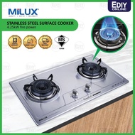 【NEW】 Milux MGH-S634M STAINLESS STEEL SURFACE COOKER HOB STOVE DAPUR GAS TANAM 炉  Built-in khind hom