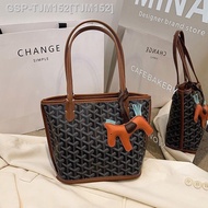 กระเป๋า Goyard กระเป๋าทรงสี่เหลี่ยมมีหูหิ้วสะพายไหล่ผู้หญิงกระเป๋าขนาดใหญ่ใหม่ความจุมากออกไปผู้หญิงก