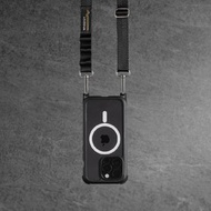 iPhone 15 Odyssey Strap超軍規防摔掛繩手機殼 支援磁吸