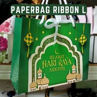 1PCS PAPERBAG RIBBON L RAYA/RAYA BOX/KOTAK BALANG KUIH RAYA/RAYA 2023 AIDILFITRI RAMADHAN