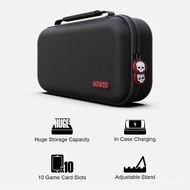 【In stock】Skull &amp; Co. MaxCarry Case Carrying Pouch Protective Travel Storage Bag for Nintendo Switch OLED GripCase and NeoGrip ZXM9