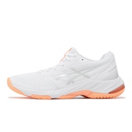Asics Volleyball Shoes Netburner Ballistic FF 3 White Orange Women's ACS 1052A069107