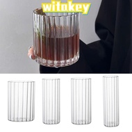 WITAKEY Water Carafe, Borosilicate Glass Heat-Resistant Tumbler Glass, Fashion Transparent Creative 