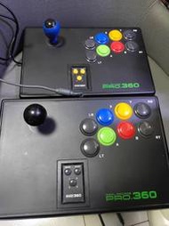 微軟 XBOX360 PC用HORI 大型 街機搖桿 格鬥搖桿 大搖 REAL ARCADE PRO.360兩隻