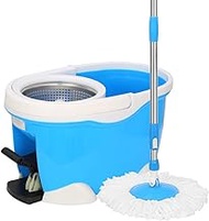 COOKX 360 Degree Rotating Household Mop Bucket Rotating Water Free Hand Wash Wet and Dry Dual Use Automatic Mop Lazy Mop Dry
