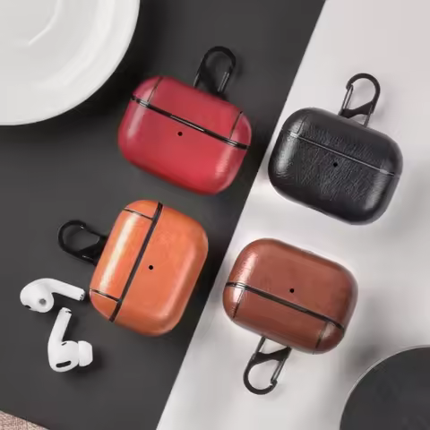 Leather Hard Plastic Cover for AirPods Pro 2 Case for AirPods Pro2 Pro 2nd GEN Funda for AirPod 3 Pr
