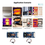 Will Thermal Imaging Sensoring Camera HAT 44° 90° Field of View SPI I2C Connection Highly Resolution