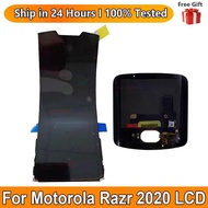 6.2" P-OLED For Motorola Razr 5G 2020 LCD Display Touch Screen Digiziter Assembly Replace  2.7For Mo