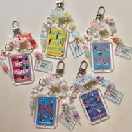 Lynn painter's book inspired Keychain | Bbtm | Better on you | Fake dating | Beaded Keychain | Doceb